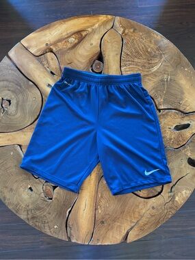 NIKE Dri-Fit Men’s Navy Blue Athletic Shorts 
• Size Medium
